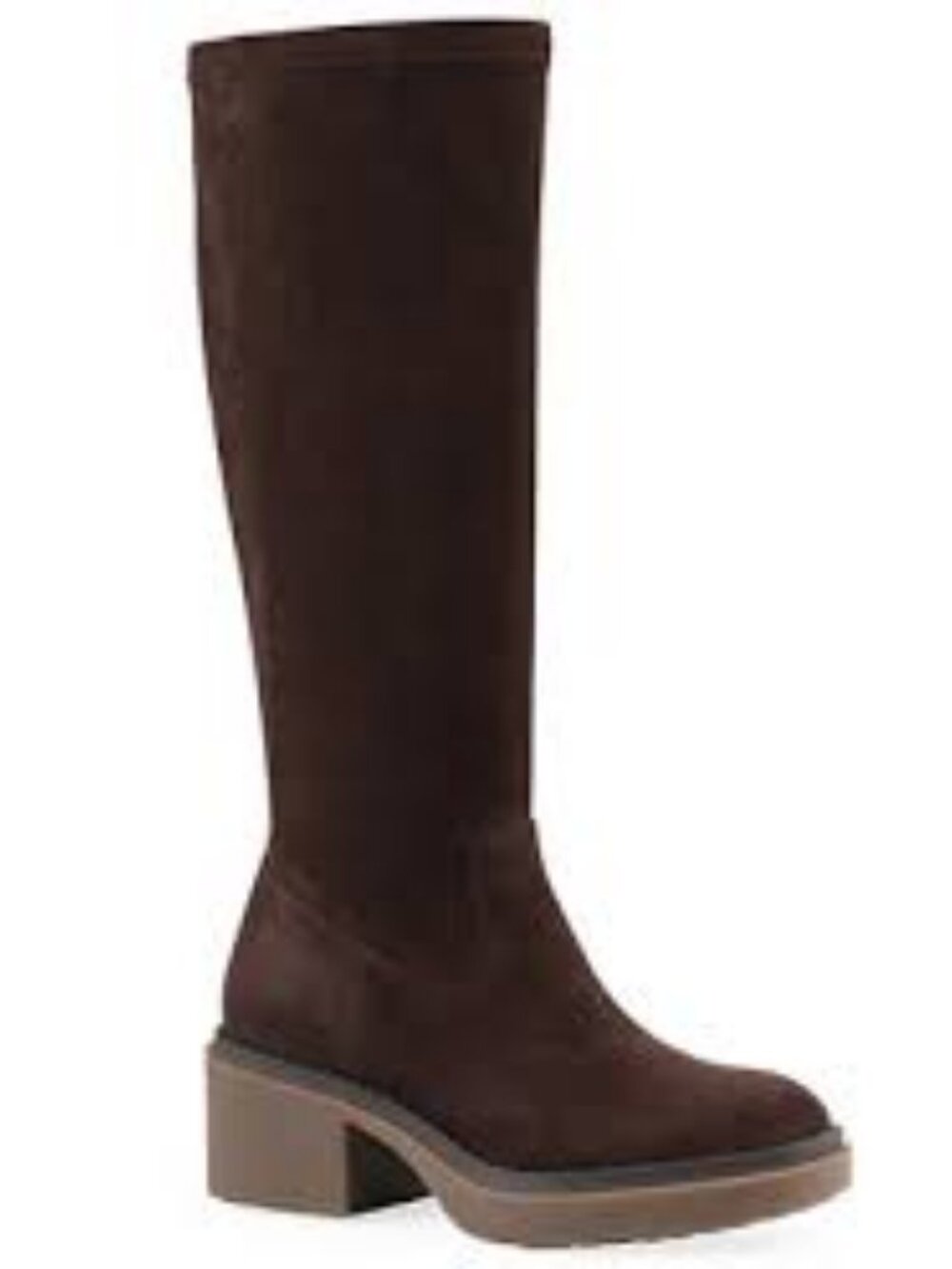 White Mountain Marcella Dark Brown Heeled Boots